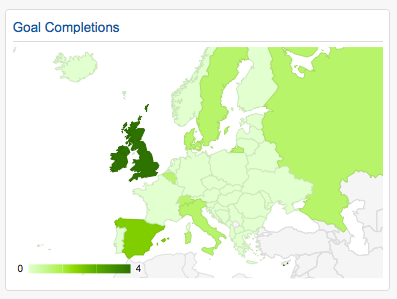 google analytics geo map