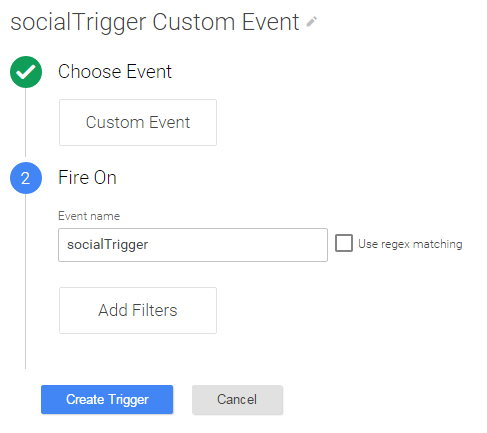Custom Event trigger