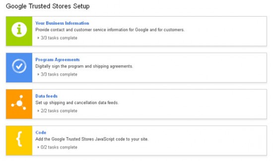 Google Trusted Stores Setup