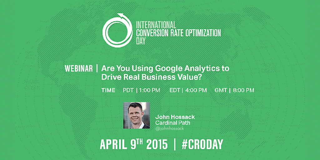 Join the conversation using #CRODAY!