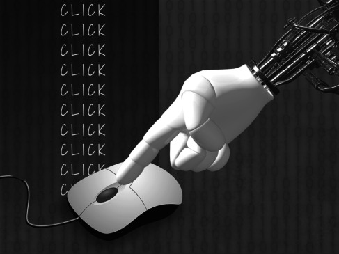 Robot ad click fraud