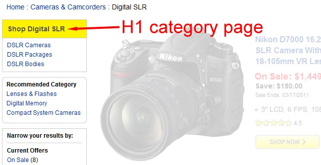 SEO Category h1