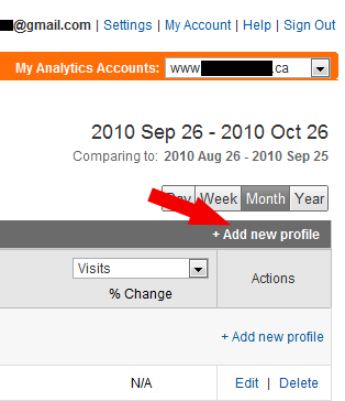 Click '+ Add new profile'